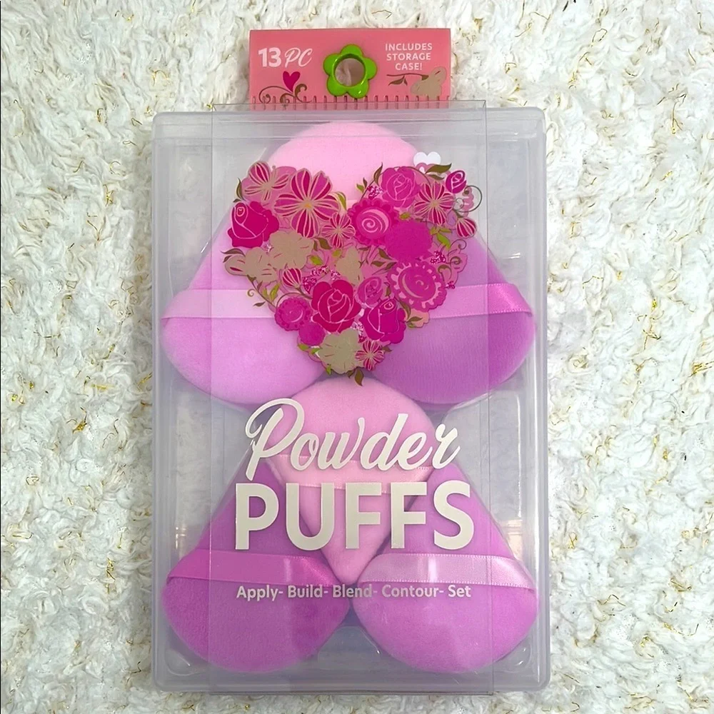 Powder Puffs Set, build blend, contour set